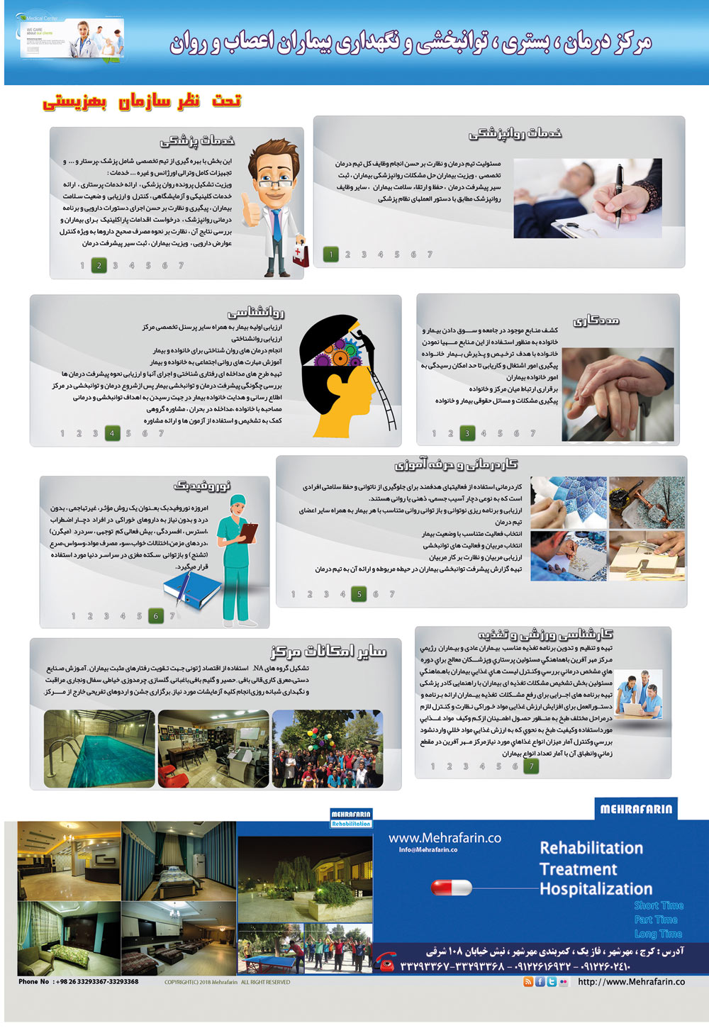 بستری بیماران اعصاب و روان 1